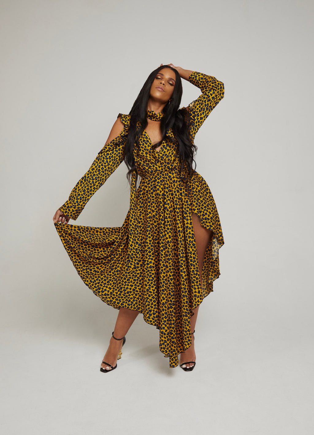 Belle | Floral Print Maxi Dress