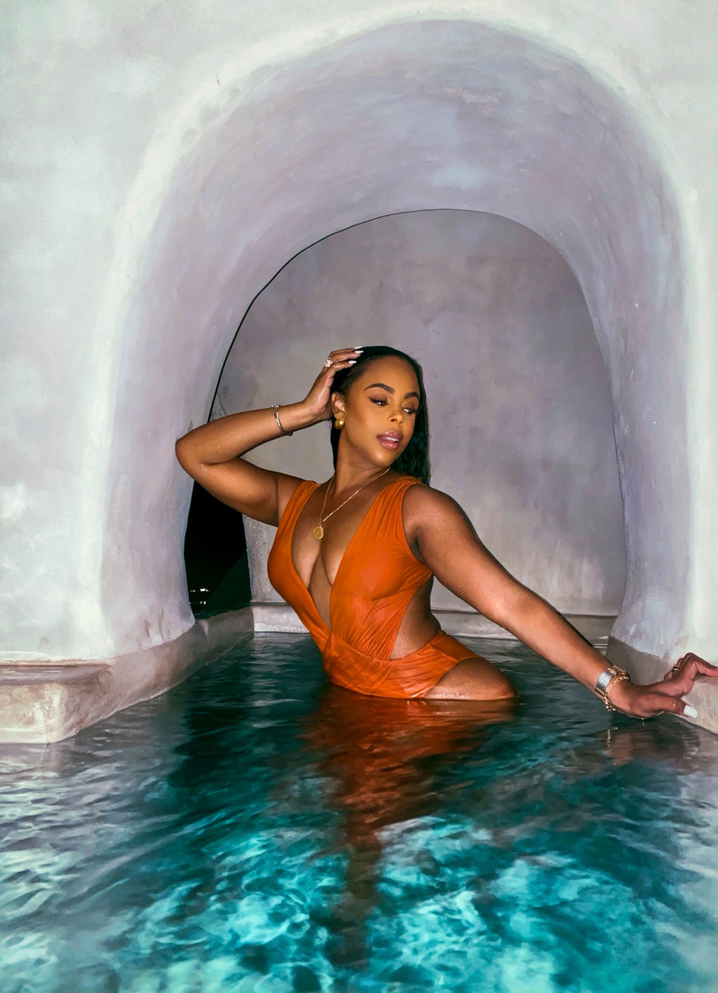 Jade | Orange One Piece